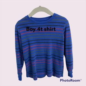 Boys 4t warm waffle shirt